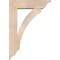 Ekena Millwork Thorton Traditional Smooth Bracket w/ Offset Brace, Douglas Fir, 7 1/2"W x 28"D x 40"H BKT0806X28X40THR01SDF - alternate 3
